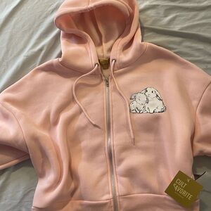 Cult Favorite • Pink Bunny Zip-up Jacket